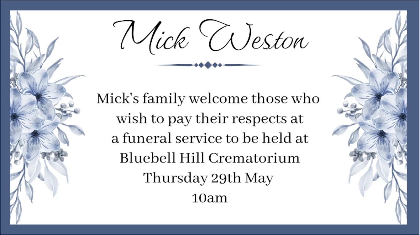 In Memoriam 2 MickWestonFuneral 1